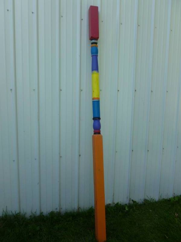 Painted Porch Post