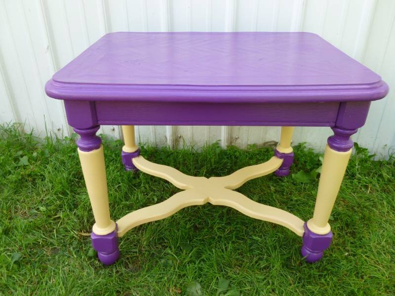 Painted End Table