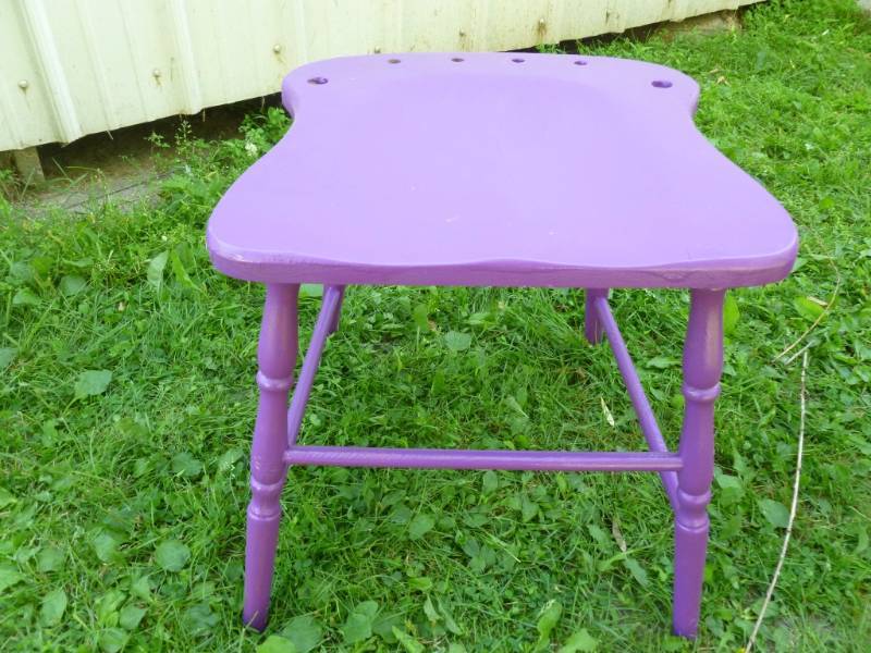 Painted Garden Stool