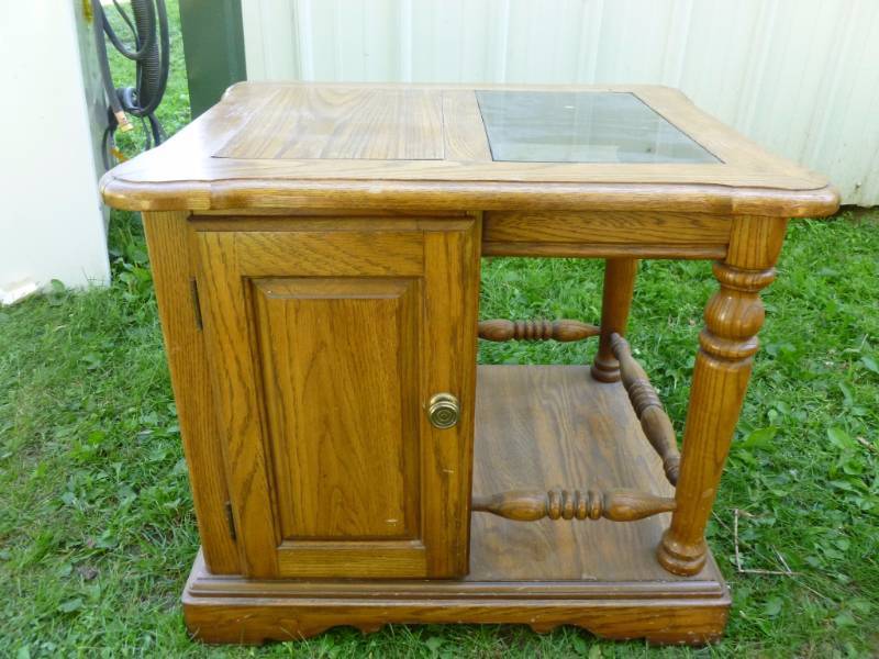 Oak End Table