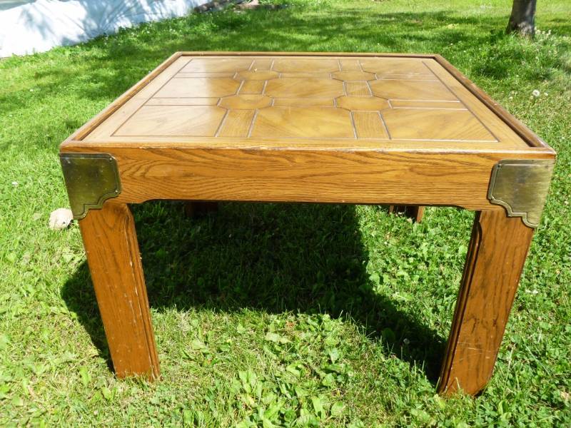 Wooden End Table