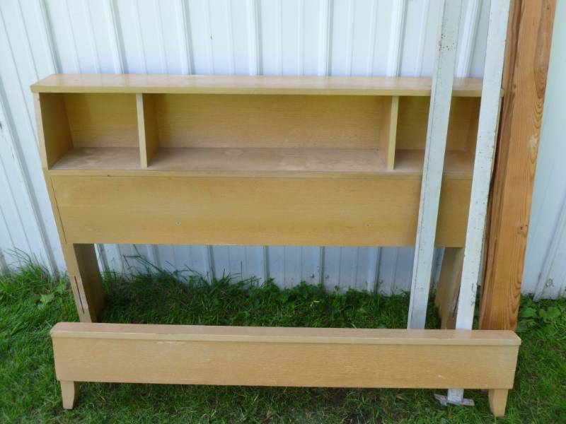 Blonde Oak Headboard Set