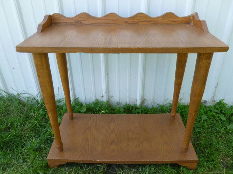 Wooden Floor Shelf