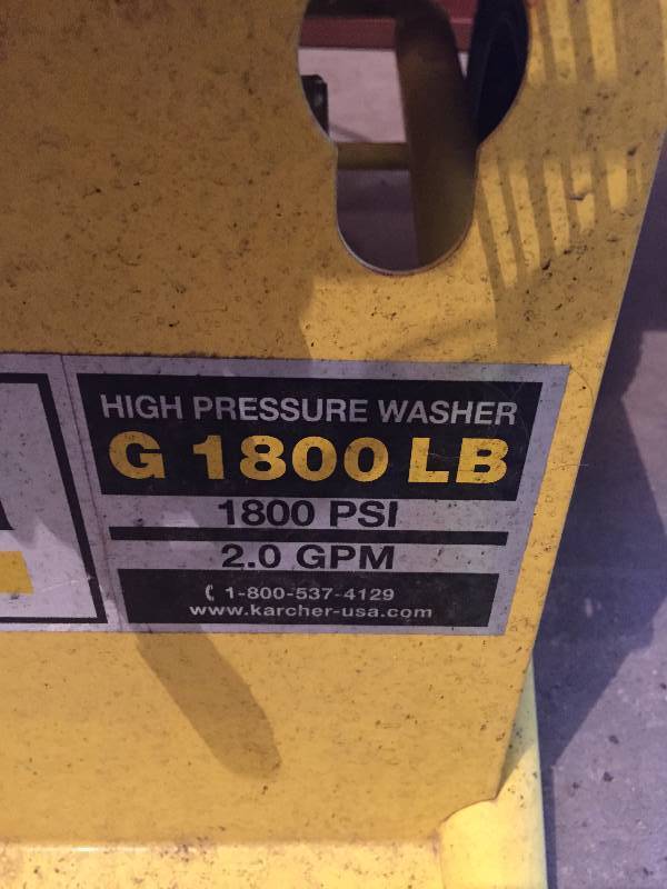 GAS POWER WASHER