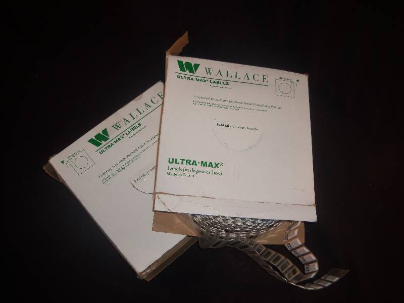 2 Boxes Wallace Ultra Max Labels