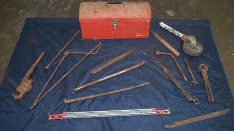 Tool Box with tools
