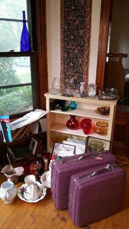 Vintage Tapestry, Luggage, Beautiful Art Glass, Framed Prints