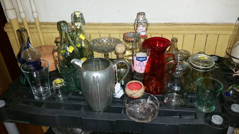 Art Glass, Vintage, Wicker, and More