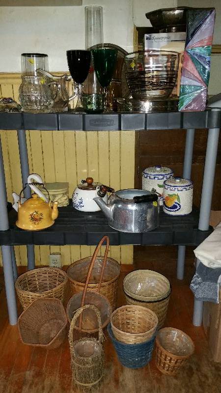 Art Glass, Wicker, and Miscellaneous