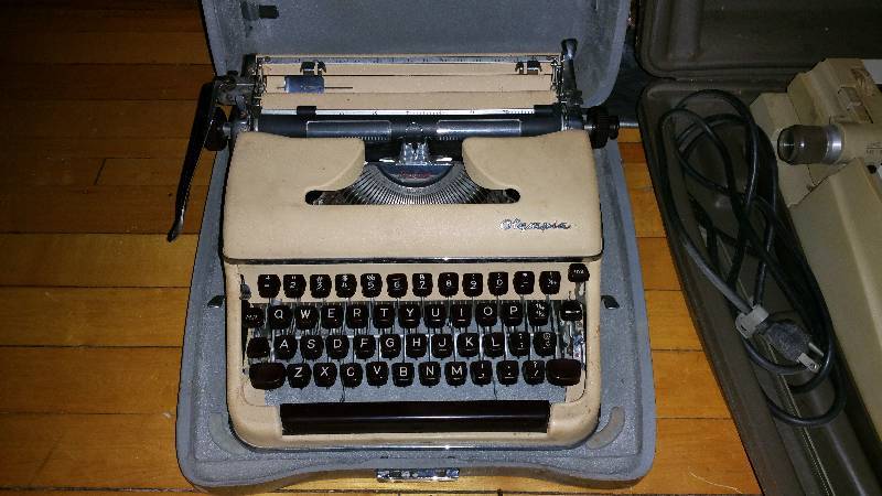 Two Vintage Portable Typewriters
