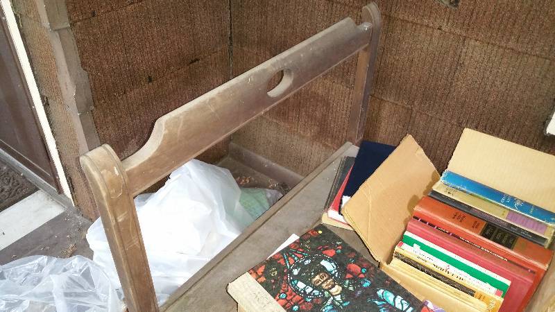 Vintage Wood Twin Bed Frame