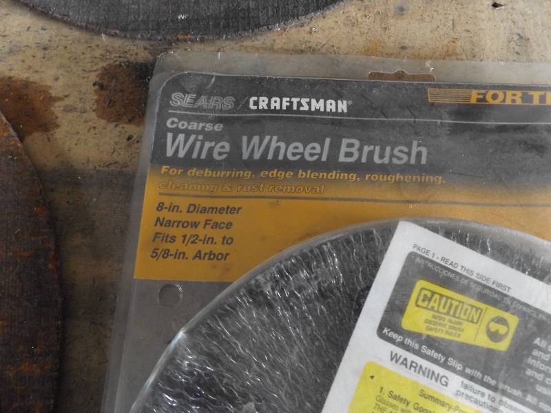 Saw Blades and Wire Wheel Brush