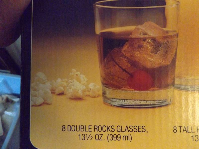 Set of 24 Glasses, 8 Double Rocke, 8 Beverage, 8 tall Hi Ball