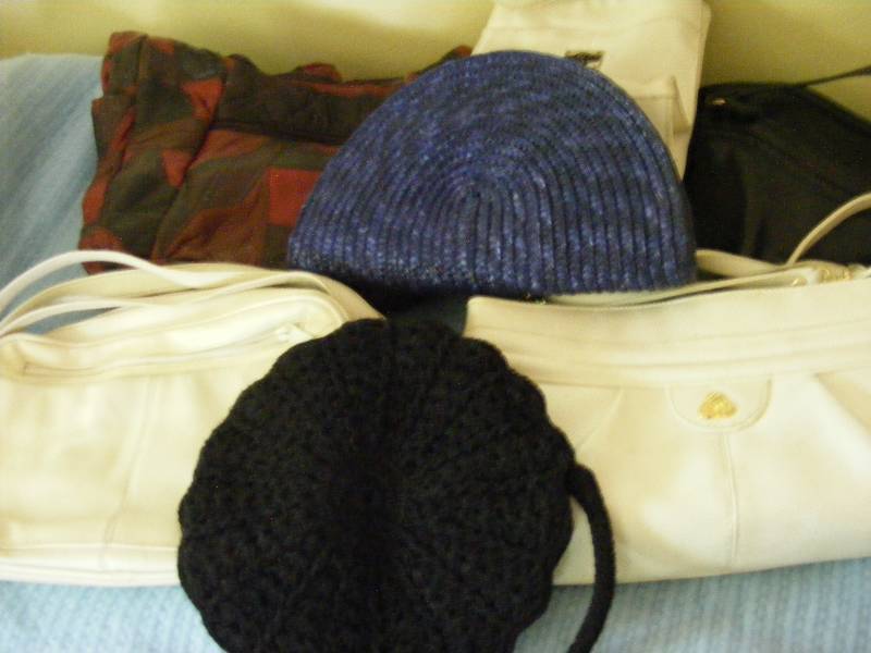 Purses, assorted styles and colors
