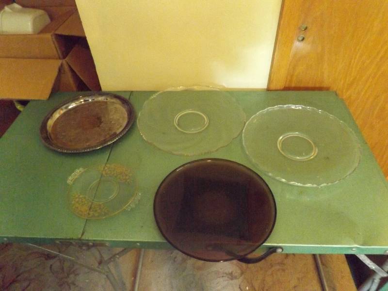 4 Serving Platters and 1 Serving Plate
