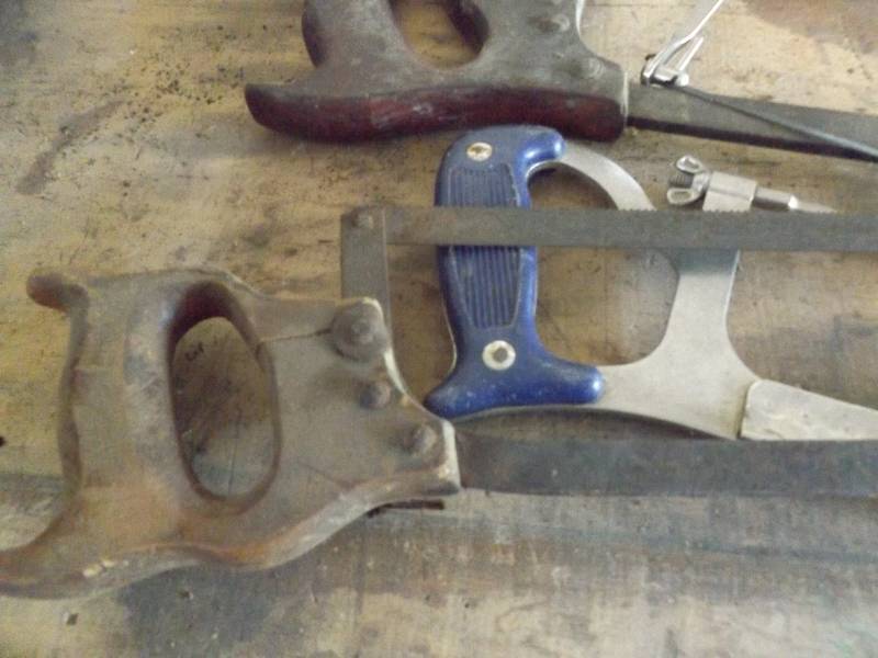 Lots of hand saws