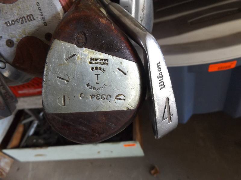 Lot of Golf Clubs