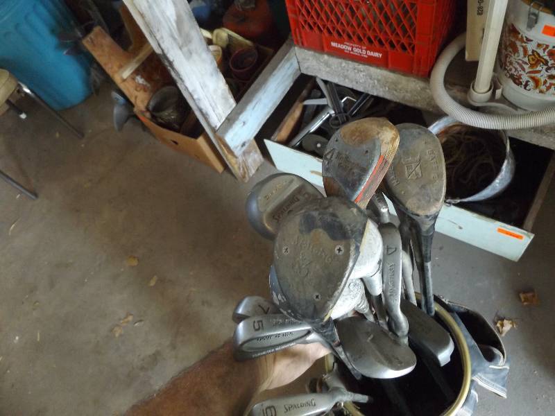 Golf Clubs and Bag