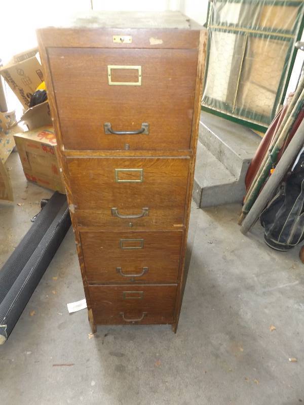 Wooden Filing Cabinet
