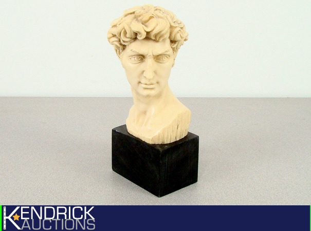 lot 6 image: A. Santini Signed Sculpture of David