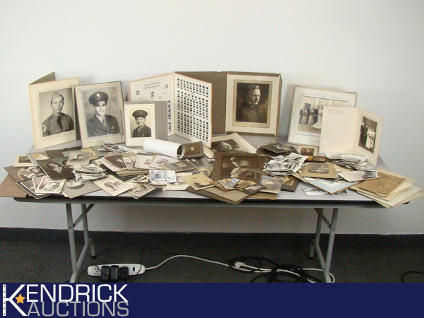 lot 40 image: Large Lot of Antique Military and other Photos