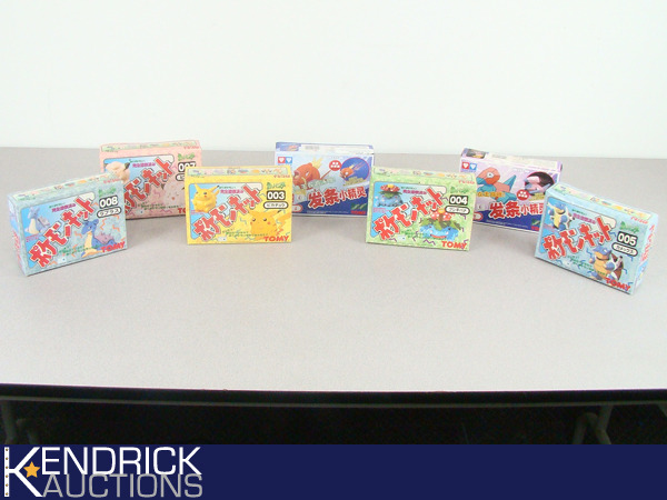 lot 68 image: Lot of New in Box Vintage Japanese Pokeman Toys