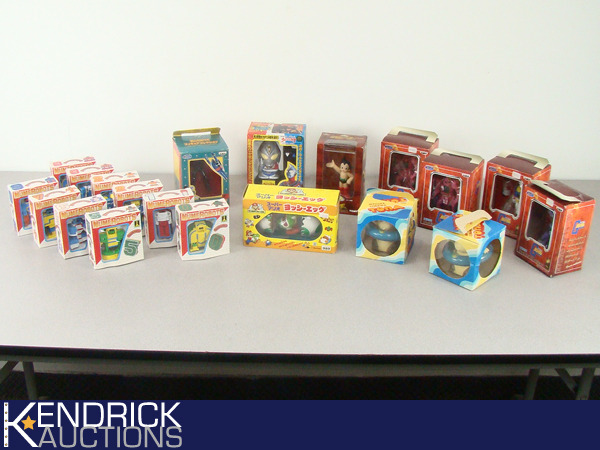 lot 71 image: Large Lot of New in Box Robot Type Toys