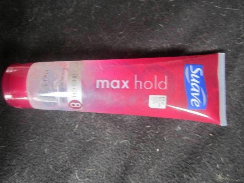 lot 14 image: New bottle of Max Hold styling gel...