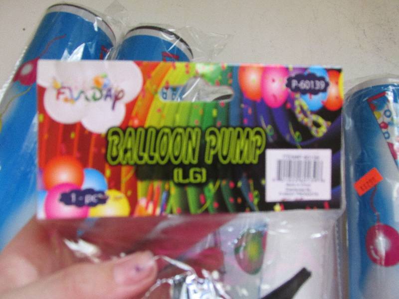 lot 101-COPY image: lot of 8 baloon pumps new in packag...