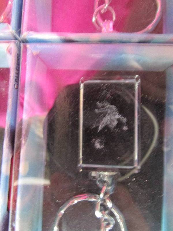 lot 103-COPY image: 12 3-d laser sculptured key chains ...