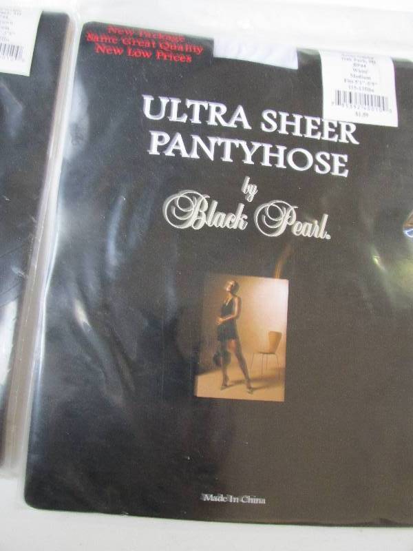 lot 130-COPY image: ultra sheer panty hose 4 new in pac...