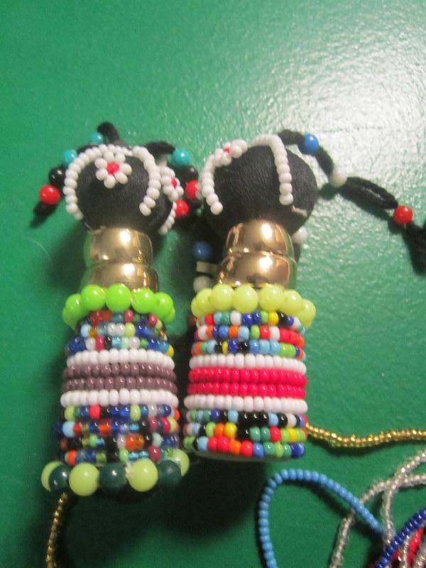 lot 249-COPY image: hand made mini beaded crafts ...
