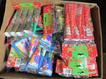lot 41 image: bananna box of paper party horns ne...