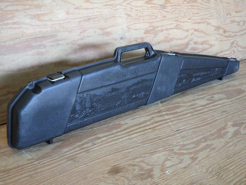 lot 70 image: Hard Plastic Padded Rifle Case ...