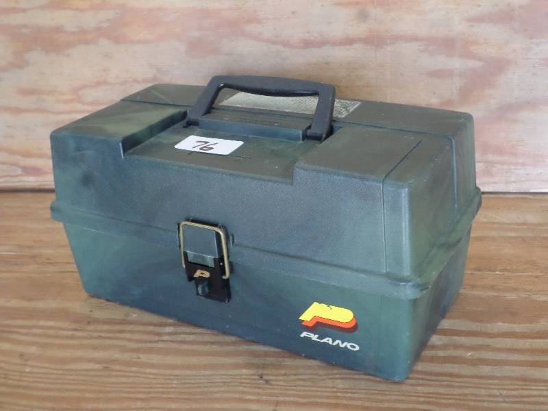 lot 76 image: Plano Plastic Tackle Box ...
