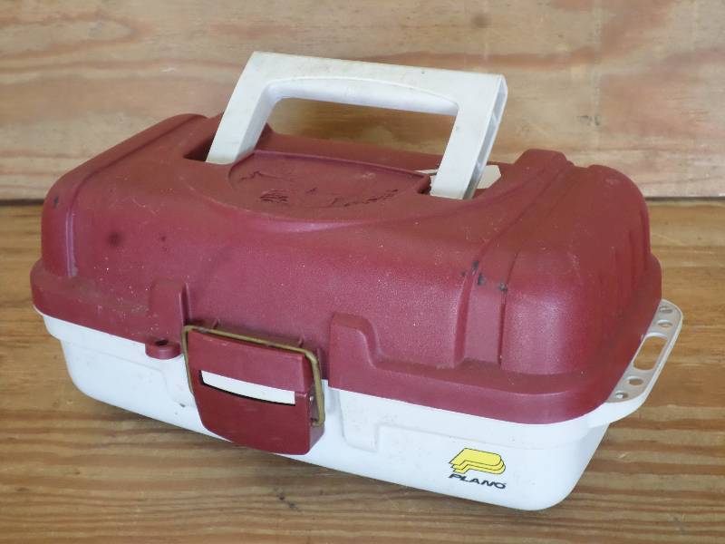 lot 77 image: Plano Plastic Tackle Box ...