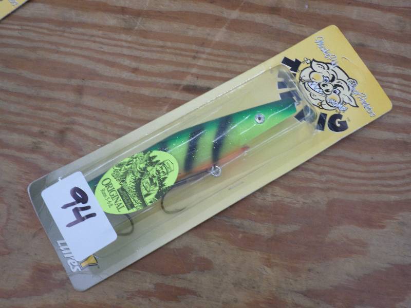 lot 94 image: Unused Odyssey Lures The Pig 3-6f...