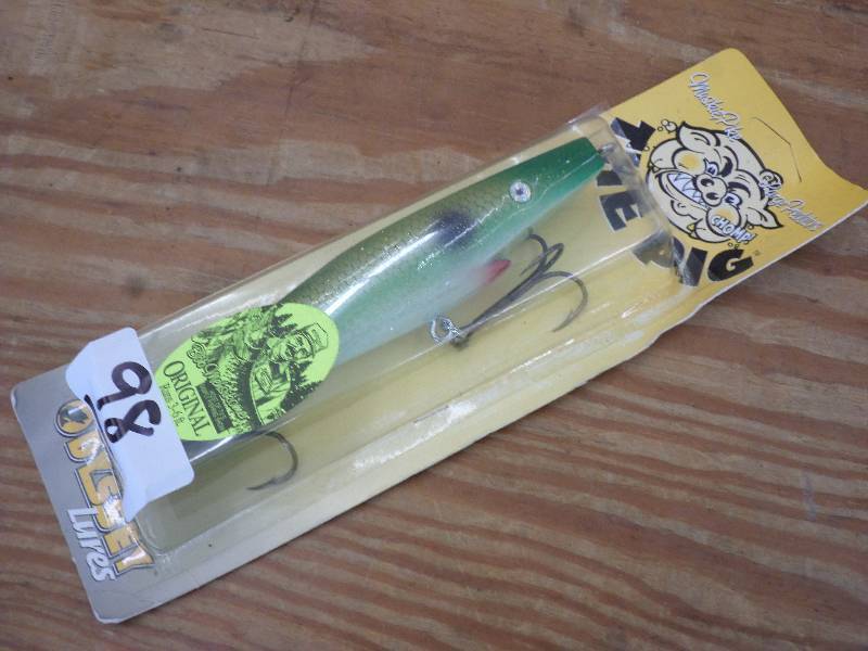 lot 98 image: Unused Odyssey Lures The Pig 3-6f...