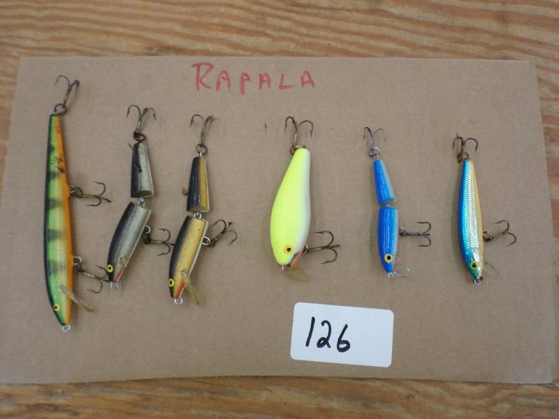 lot 126 image: (6) Assorted Crankbait Lures ...