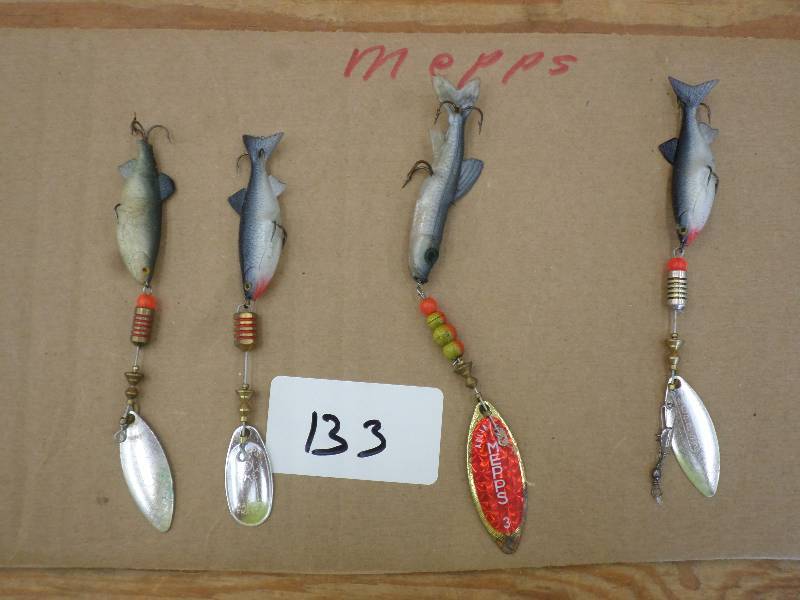 lot 133 image: (4) Mepps Spinner Lures ...