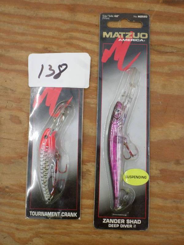 lot 138 image: (2) New Crankbait Lures ...
