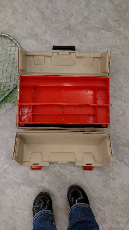 Tackle Box, Net & Lures
