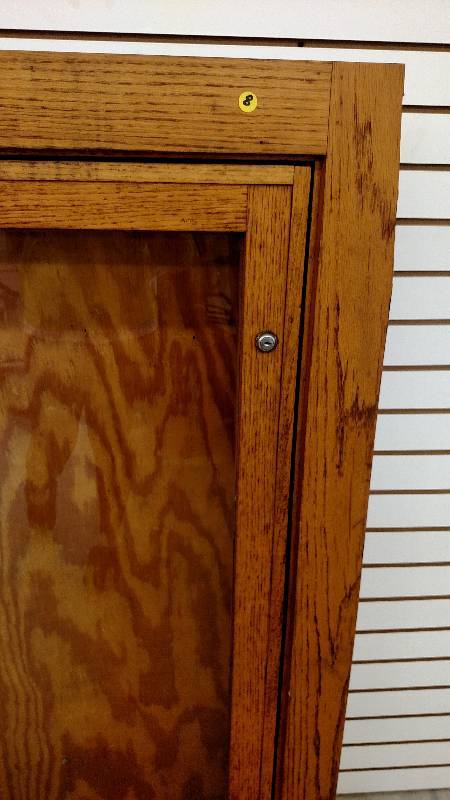 Oak Cabinet.