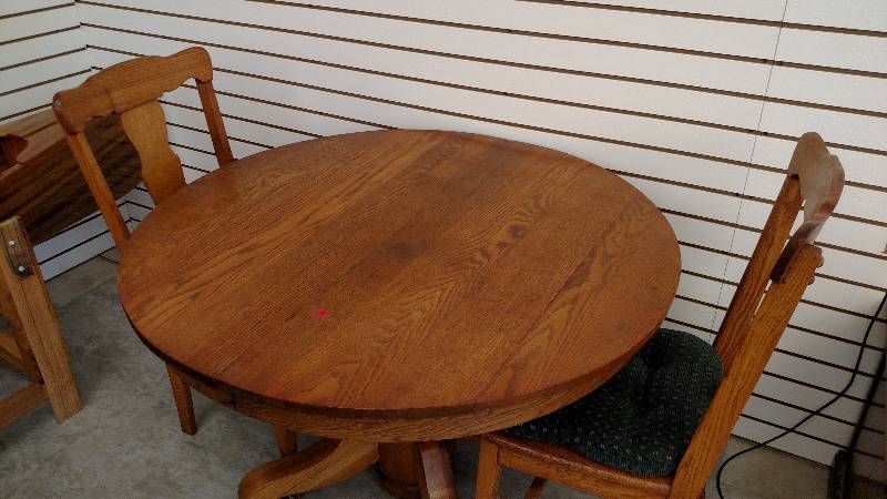 Oak Table & Chairs
