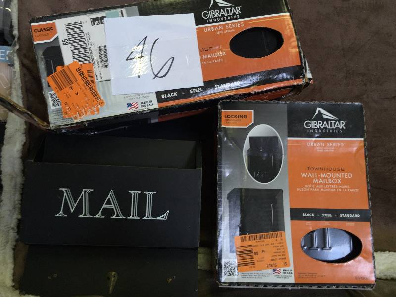 Lot of Wallmount Mailboxes