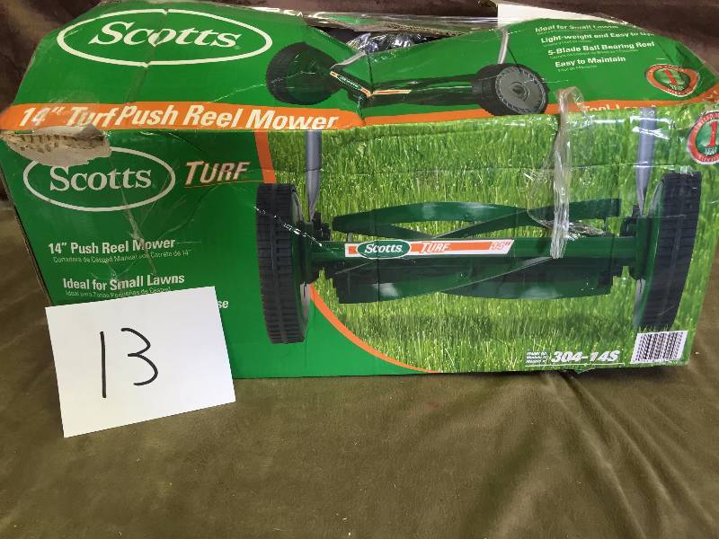 Scotts 14 Turf push reel mower