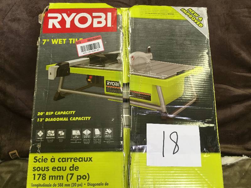 Ryobi 7 Wet Tile Saw