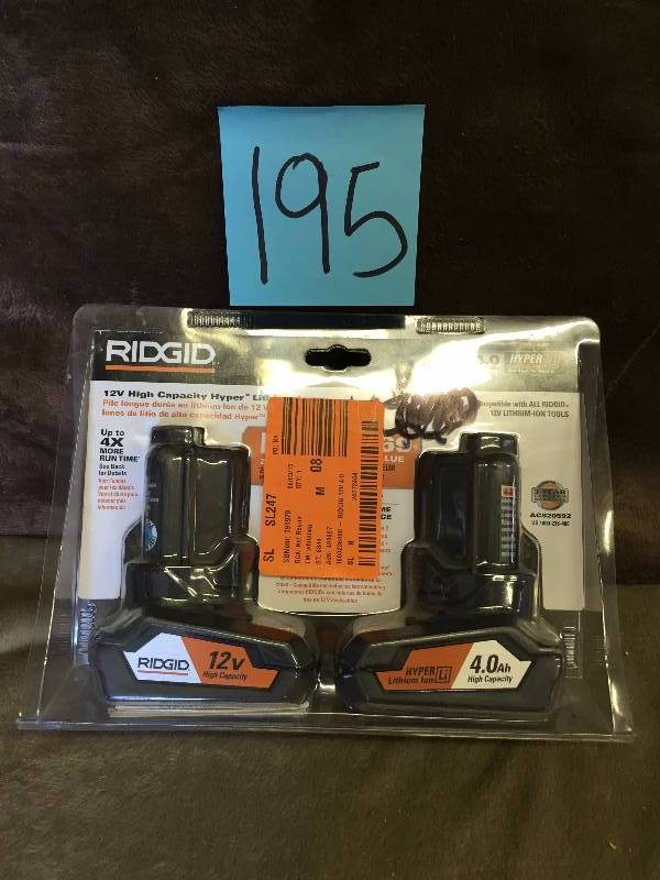 Ridgid 12 v Battery Pack- 2