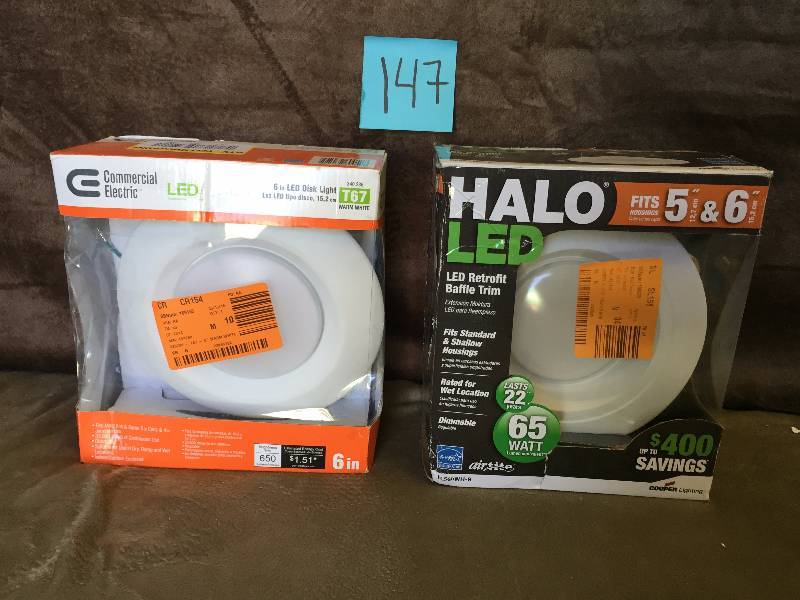 2 Halo LED lights
