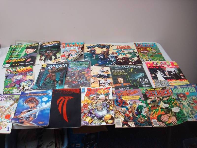 lot 37 image: Lot Of Mixed Comics, Some Wear
